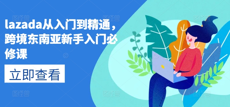 lazada从入门到精通，跨境东南亚新手入门必修课-逐浪前行