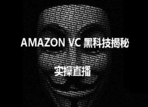 实操：AMAZON VC害人黑科技揭秘，跨境亚马逊教程-逐浪前行