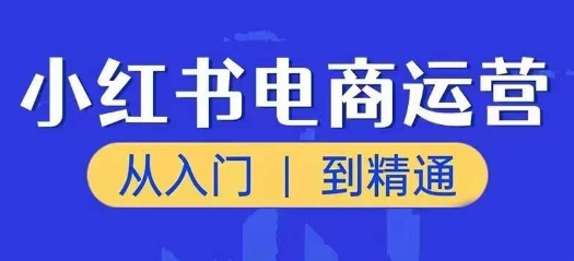 小红书电商运营课，从入门到精通，带你抓住又一个赚钱风口-逐浪前行