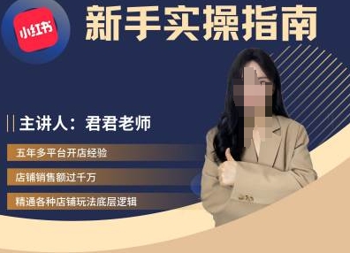 君君-小红书电商从入门到精通，新手实操指南-逐浪前行