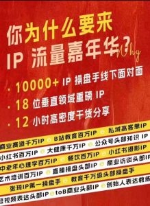 群响IP流量嘉年华,现场视频+IP江湖2024典藏版PPT-逐浪前行