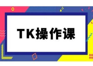 TK操作课,tiktok跨境电商教程(更新中)-逐浪前行