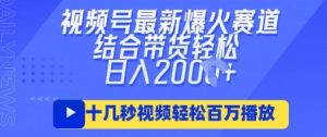 视频号最新爆火ai民国美女视频,轻松百万播放,结合带货日入数张-逐浪前行