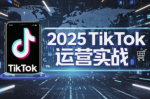 2025TikTok电商运营,掌握TikTok店铺运营核心技巧,实现低成本高转化-逐浪前行