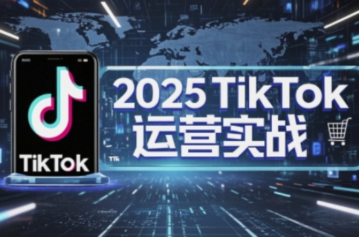 2025TikTok电商运营，掌握TikTok店铺运营核心技巧，实现低成本高转化-逐浪前行