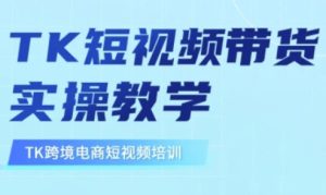 东南亚TikTok短视频带货，TK短视频带货实操教学-逐浪前行