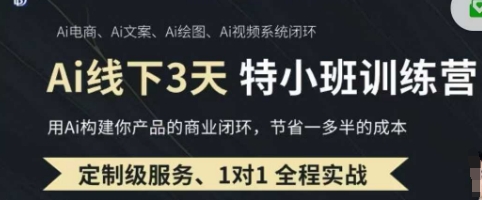 AI实操培训第20-21期线下，0基础保姆级教程，3月最新整理，企业获客、降本增效、打造超级个体-逐浪前行