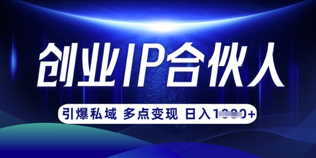 云帆·创业ip合伙人打造3.0，从0到1教你做网创，实现月入过W-逐浪前行