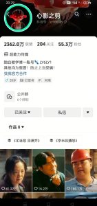 抖音影视大佬心影之剪全套教学,影视第一人称独白课程,26条作品涨粉24W-逐浪前行