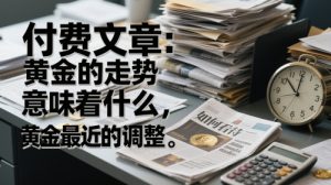 付费文章：黄金的走势意味着什么，如何看待黄金最近的调整-逐浪前行