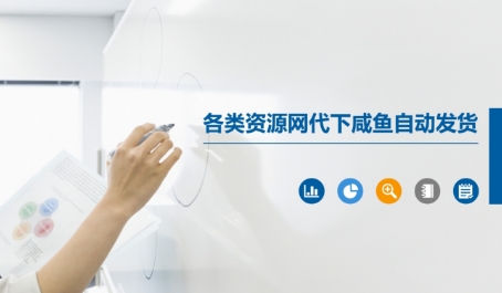 各类资源网代下咸鱼自动发货-逐浪前行