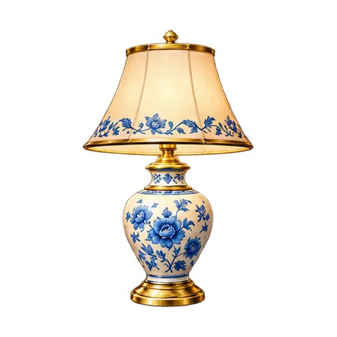 陶瓷花纹台灯