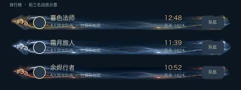 排行榜界面 v1 · 素材包 · 预览 3
